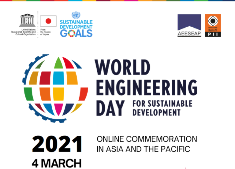 Celebration of World Engineering Day by UNESCO Jakarta - WFEO