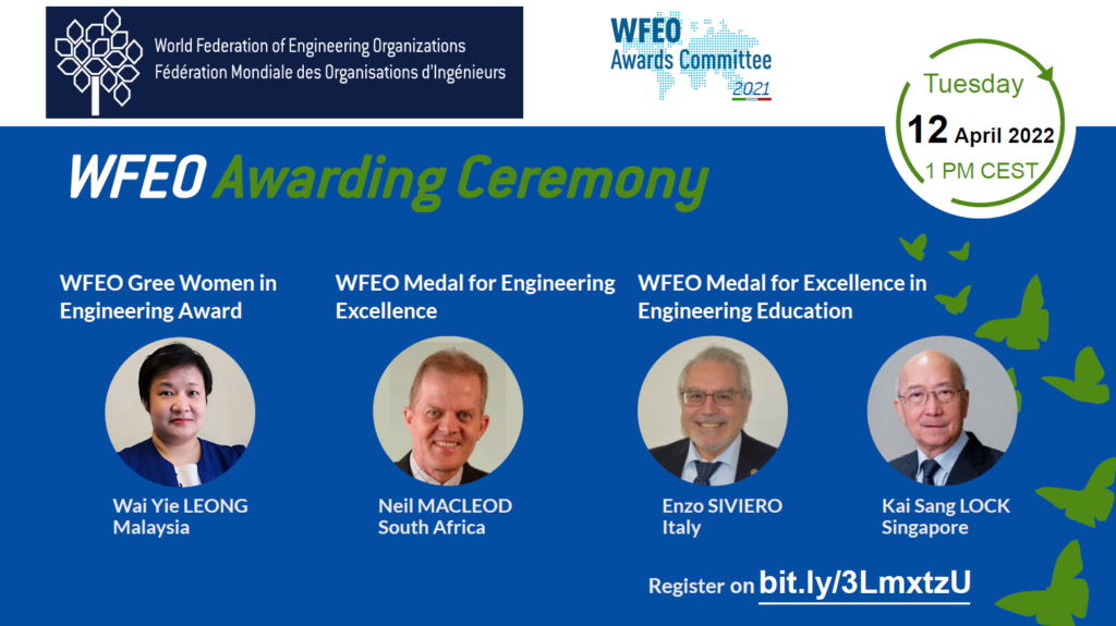 The WFEO awarding ceremony - WFEO