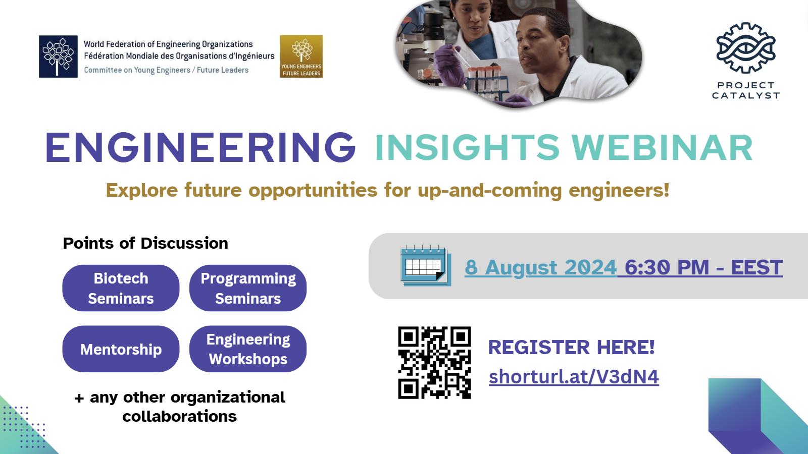 WFEO-YEFL & Project Catalyst webinar - Engineering Insights